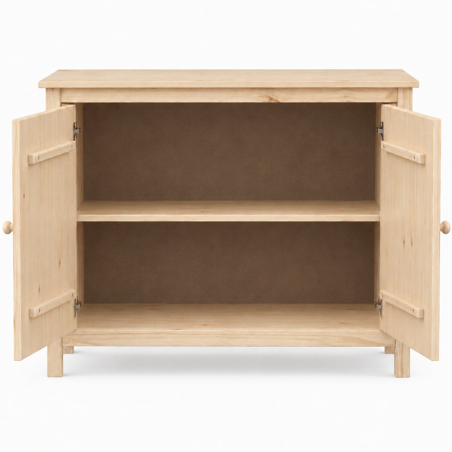 Solid Wood Sideboard Buffet Cabinet with Doors