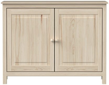 Solid Wood Sideboard Buffet Cabinet with Doors