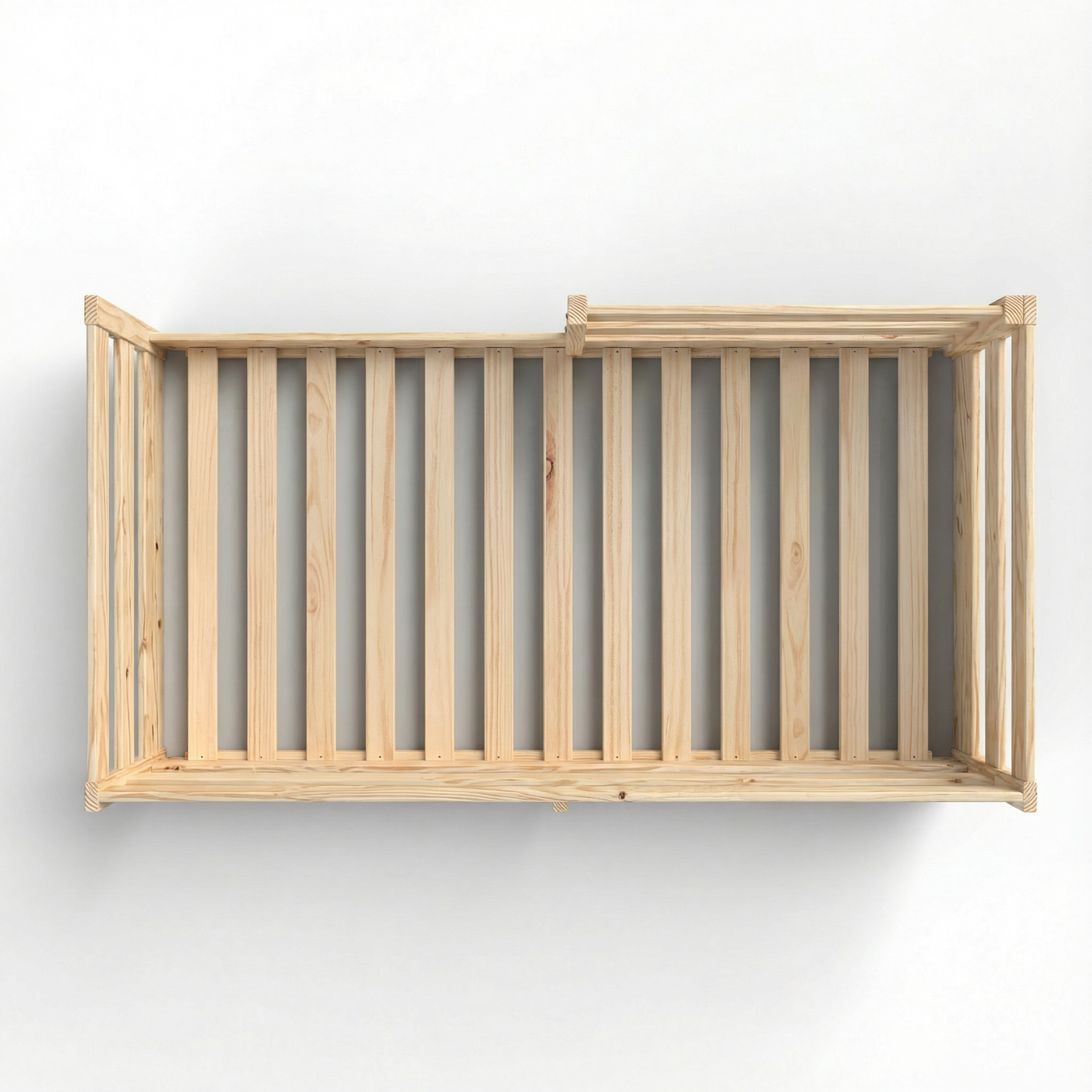 From the Tree Furniture Twin Size Floor Bed Frame, Solid Wood Montessori Bed for Toddlers & Kids