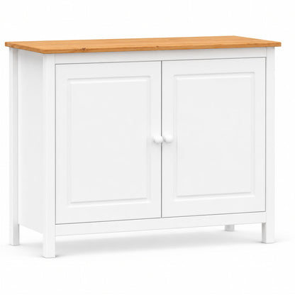 Solid Wood Sideboard Buffet Cabinet with Doors