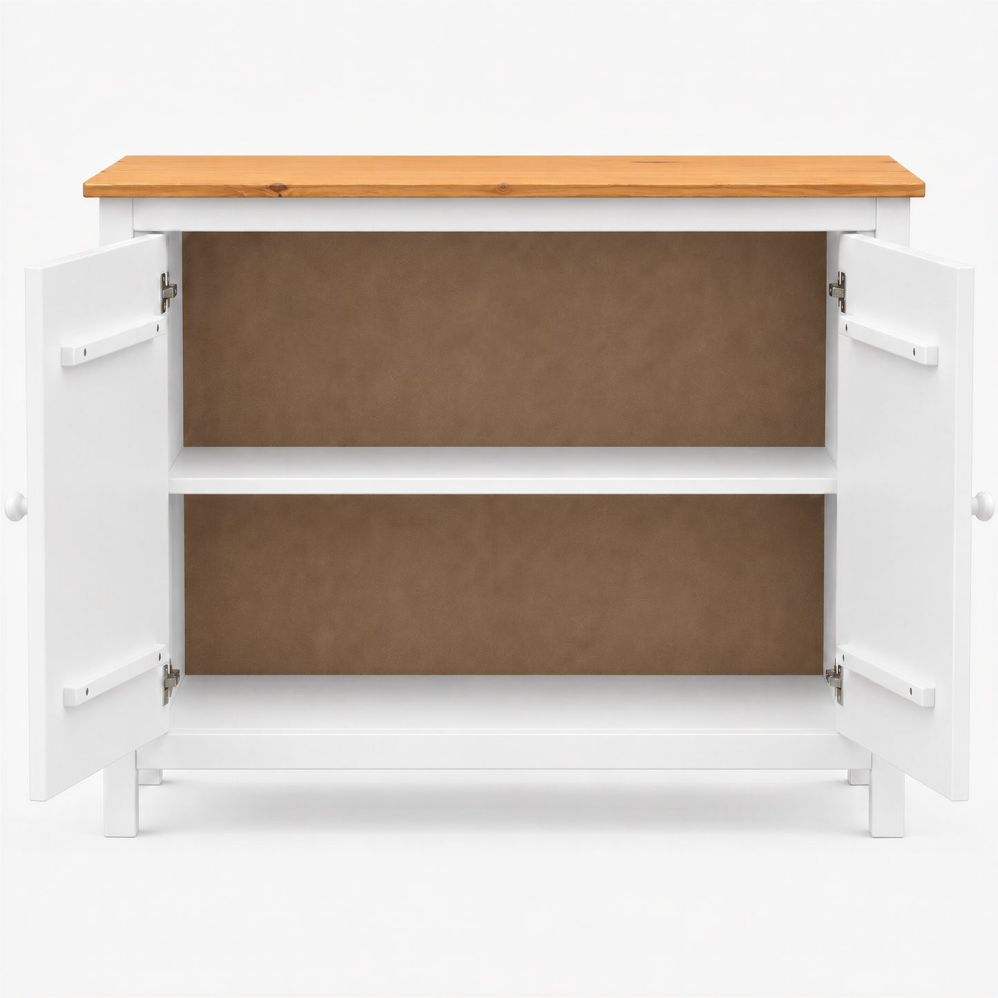 Solid Wood Sideboard Buffet Cabinet with Doors