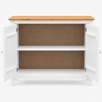 Solid Wood Sideboard Buffet Cabinet with Doors