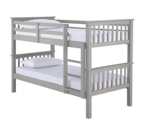 Gray Classic Bunk Bed